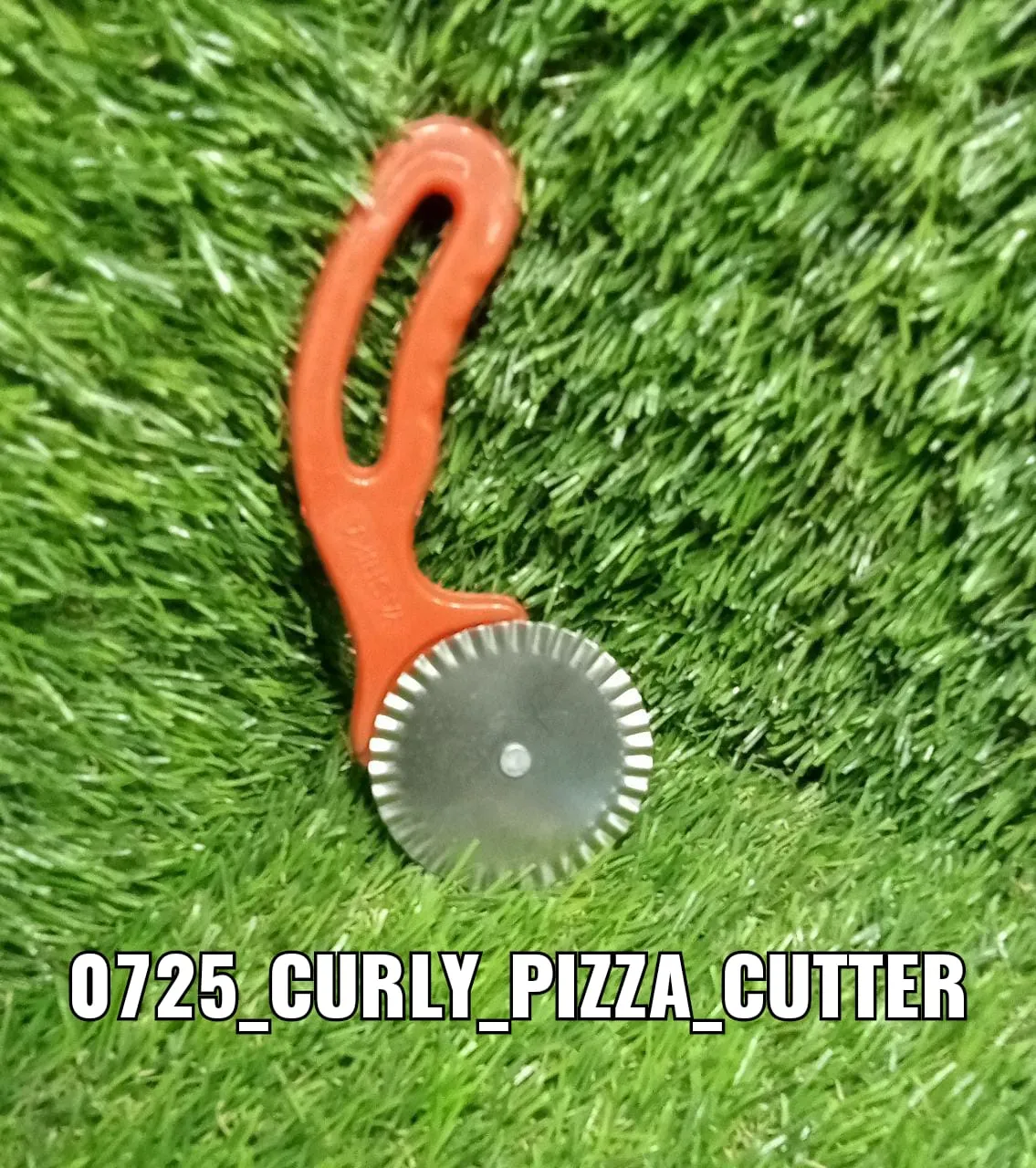 0725 Curly Pizza Cutter / Pastry Cutter / Sandwiches Cutter