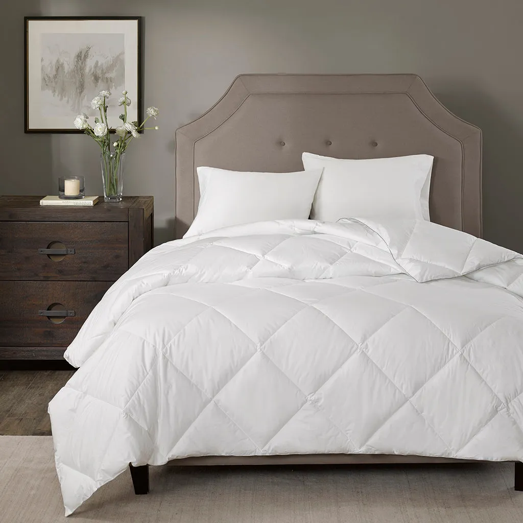 1000 Thread Count Cotton Blend Luxury Down Alternative Comforter with Diamond Quilting Design