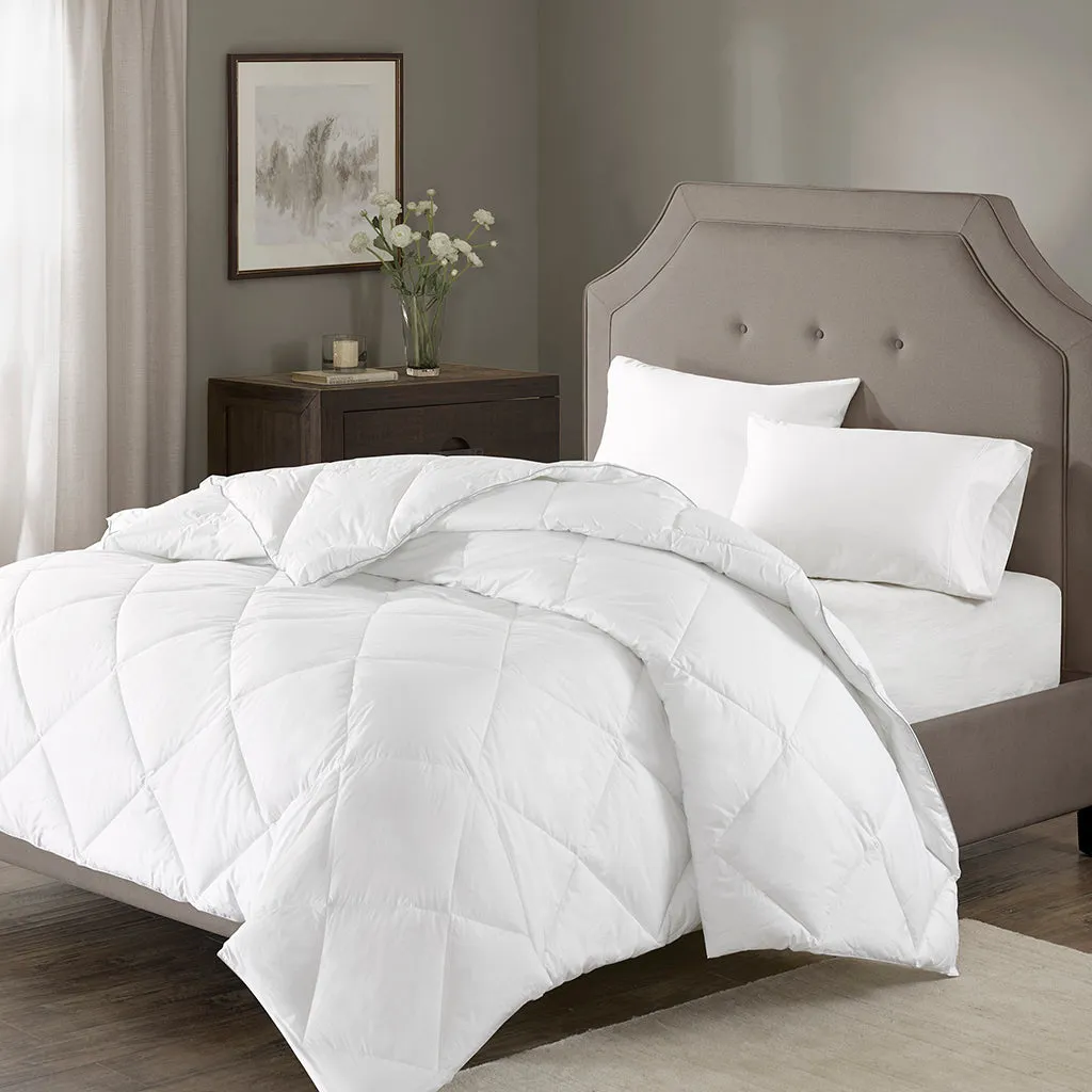 1000 Thread Count Cotton Blend Luxury Down Alternative Comforter with Diamond Quilting Design