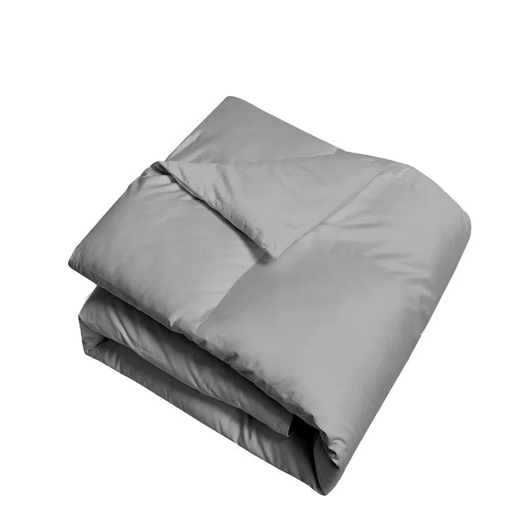 1000 Thread Count Cotton DuraLOFT Down Alternative Extra-Warmth Full/Queen Comforter - Gray