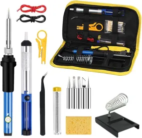 220V 60W 15 Pcs Set Soldering Iron Kit