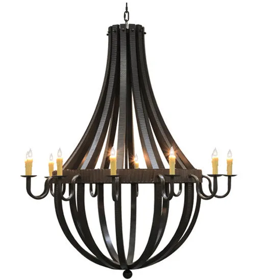 2nd Avenue Barrel Stave 48259-489 Chandelier Light - Timeless Bronze