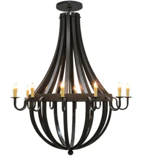 2nd Avenue Barrel Stave 48259-489 Chandelier Light - Timeless Bronze