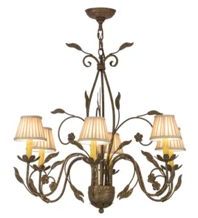 2nd Avenue Bordeaux 87870.28.PG Chandelier Light - Pompeii Gold