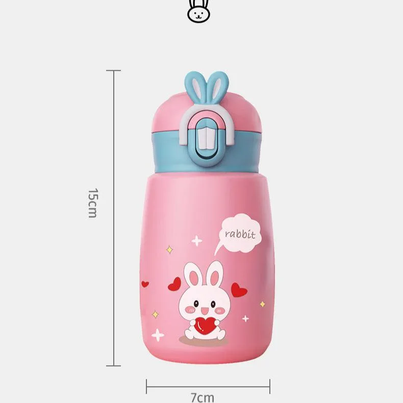 316 Stainless Steel Smart Thermotherapy Mug - Rabbit Design