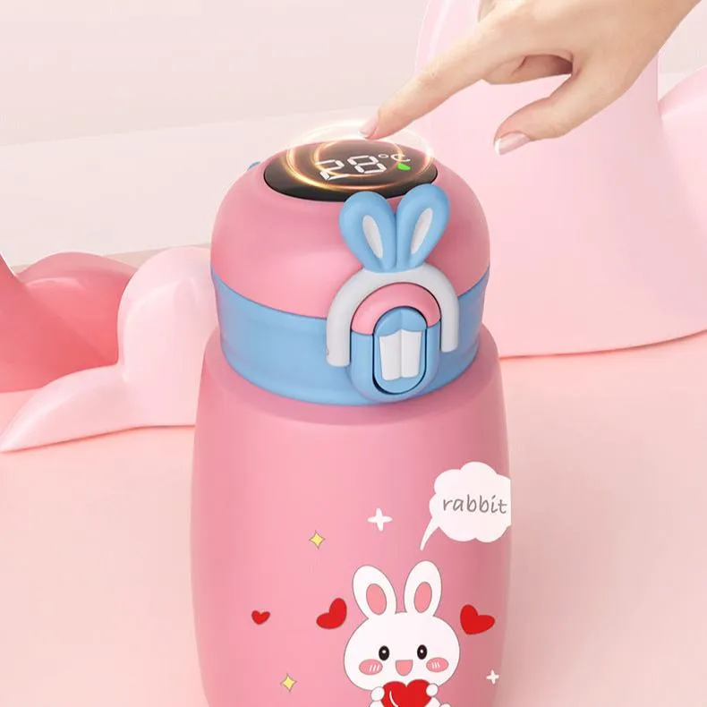 316 Stainless Steel Smart Thermotherapy Mug - Rabbit Design