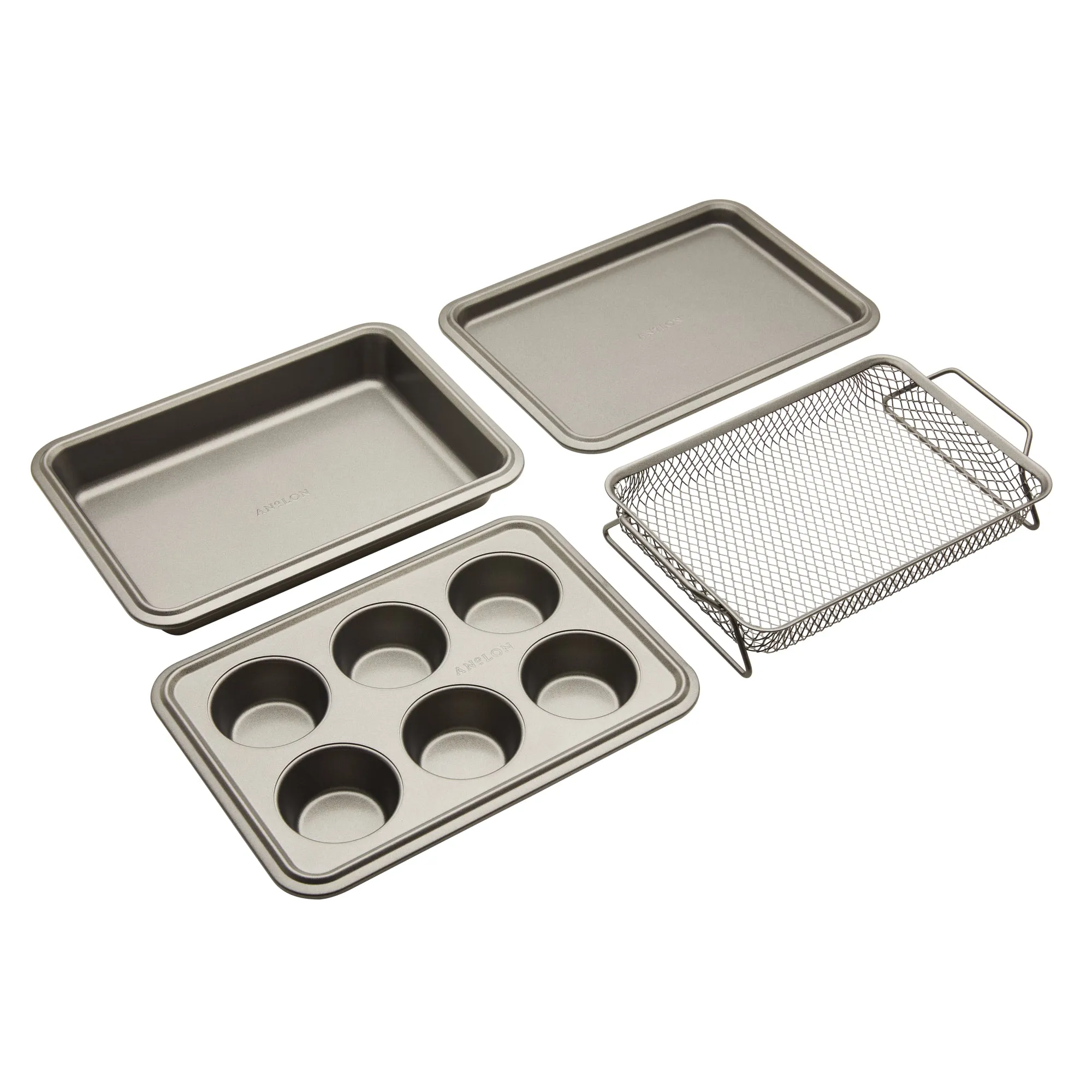 4-Piece Toaster Oven Nonstick Bakeware Set