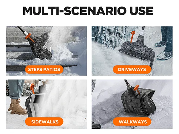 40V U20 2*2.5Ah 13'' Cordless Brushless Electric Snow Shovel