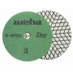 4" Weha 5 Step Dry Diamond Polishing Pads