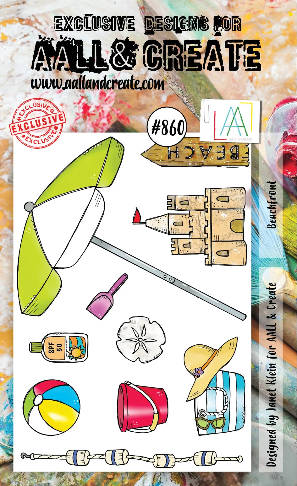 AALL and Create Stamp Set - 860 - Beachfront