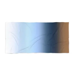 Abstract Bath, Beach Towel | navy blue, beige beach colors