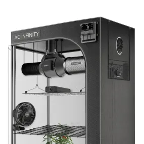 AC Infinity Advance Grow Tent System 2x4, 2-Plant Kit, Integrated Smart Controls to Automate Ventilation, Circulation, Full Spectrum LED Grow Light