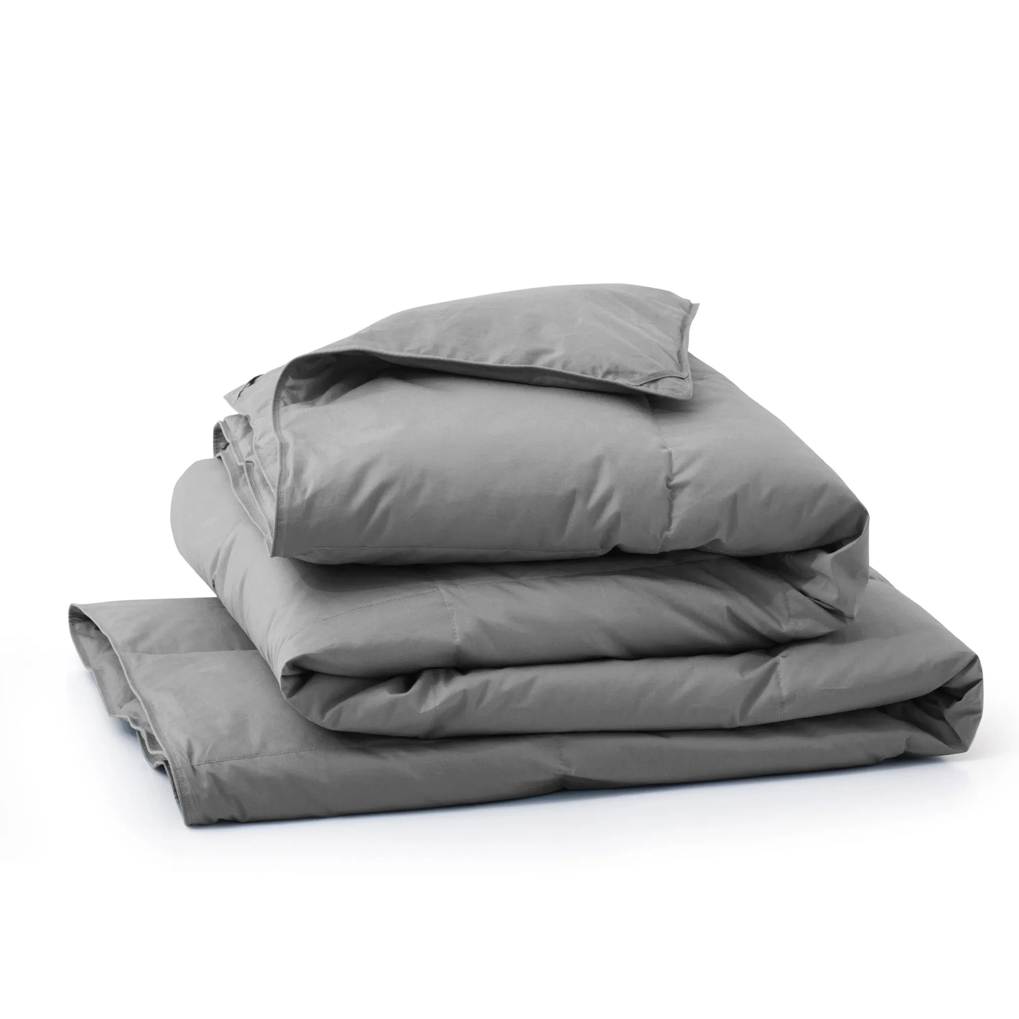 All Season Organic Cotton Comforter Filled with Down and Feather Fiber