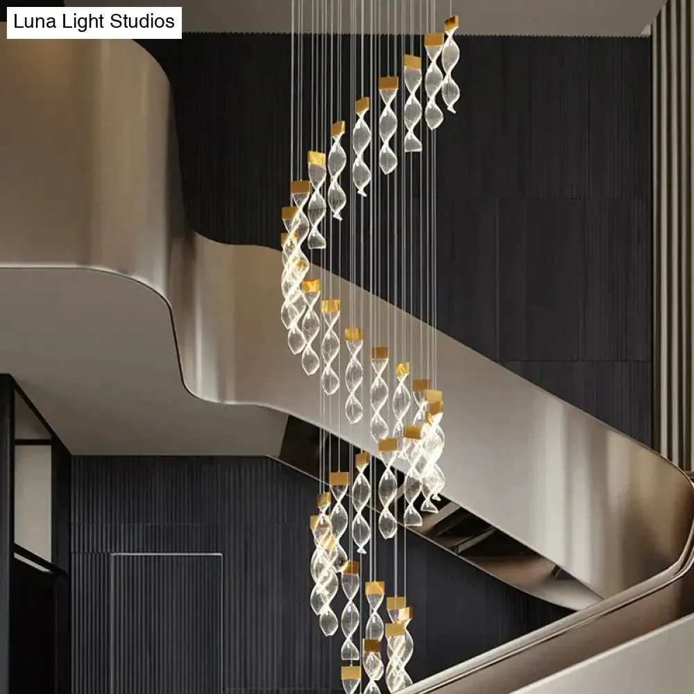 Alura - Designer Spiral chandelier