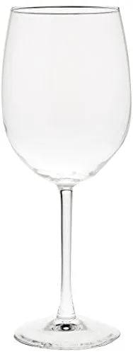 Amazon Basics All-Purpose Wine Glasses, 19-Ounce, Set of 4