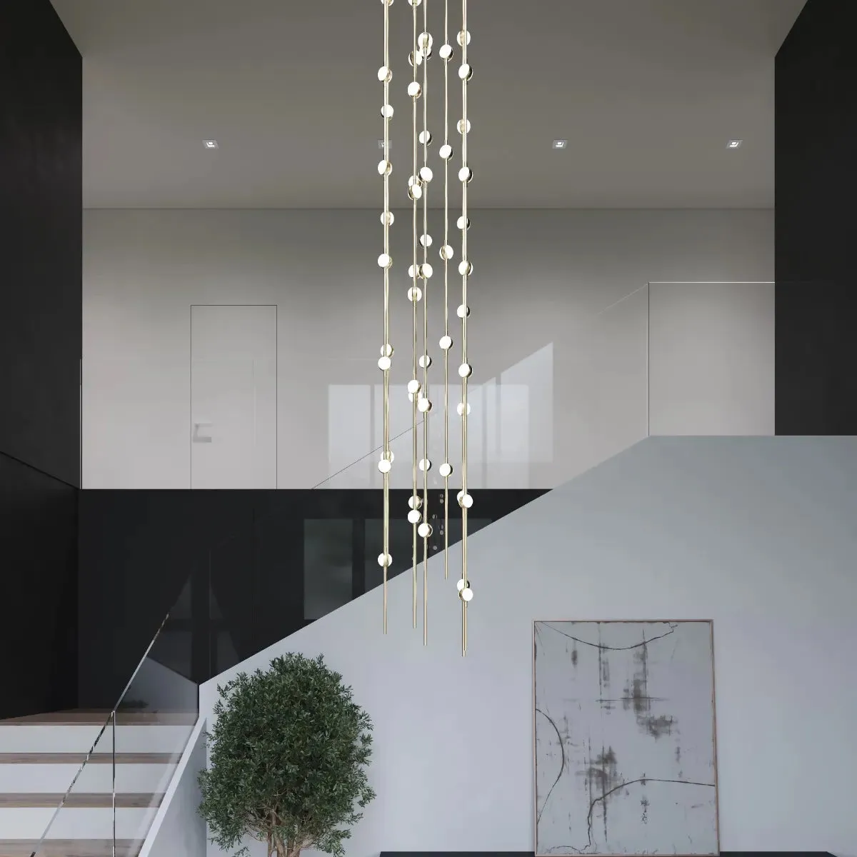 Art Design Creative Constellation Chandelier for Foyer/Staircase/High-ceiling Space