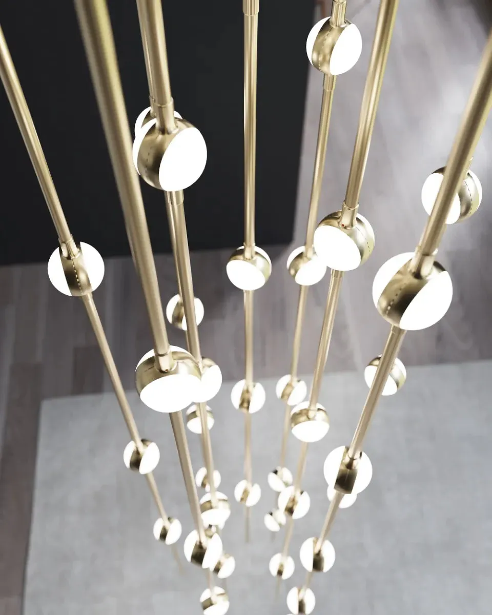 Art Design Creative Constellation Chandelier for Foyer/Staircase/High-ceiling Space