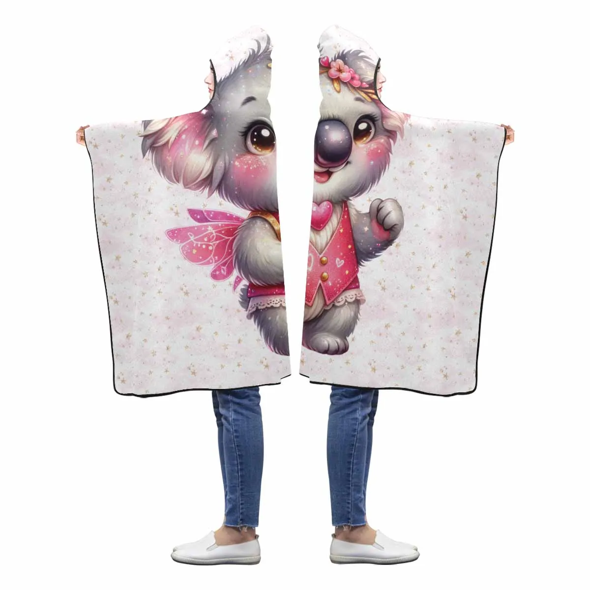 Australian Animal Koala Fiary Awd1326  Hooded Blanket 60&#039;&#039;x50&#039;&#039;