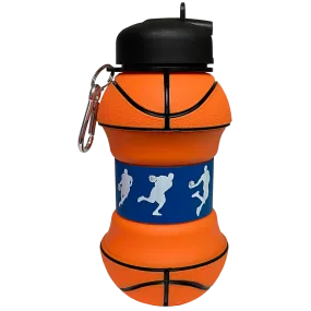 Basketball Collapsible Water Bottle