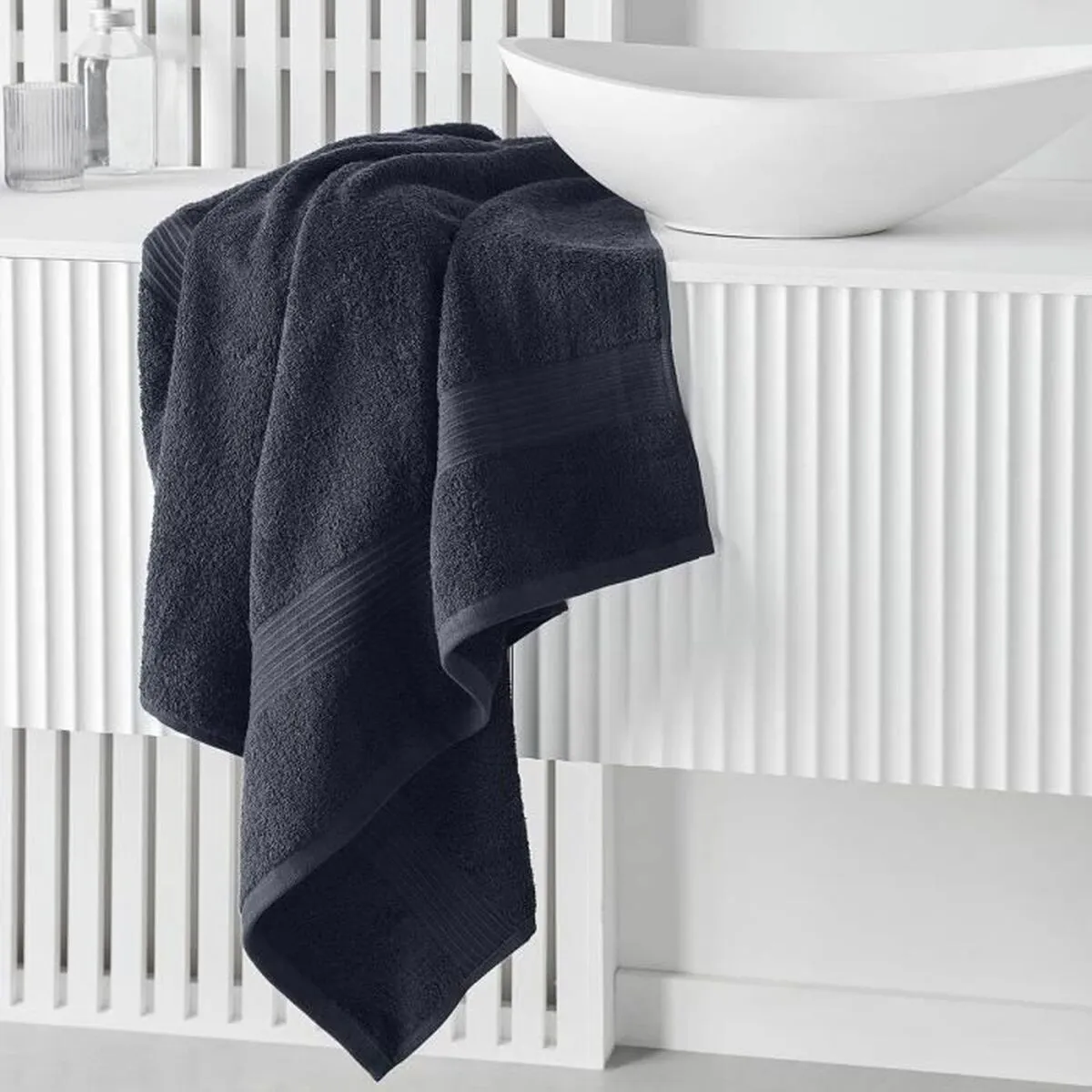 Bath towel TODAY Navy Blue 90 x 150 cm * Toalla de baño TODAY Azul marino 90 x 150 cm