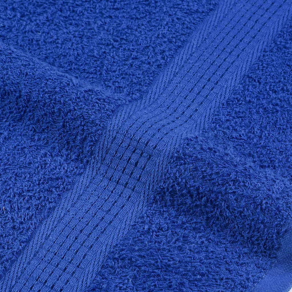 Bath Towels 2 pcs Blue 100x150 cm 360 gsm 100% Cotton