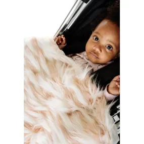 Bizzi Growin Little Rebel Pink Faux Fur Blanket