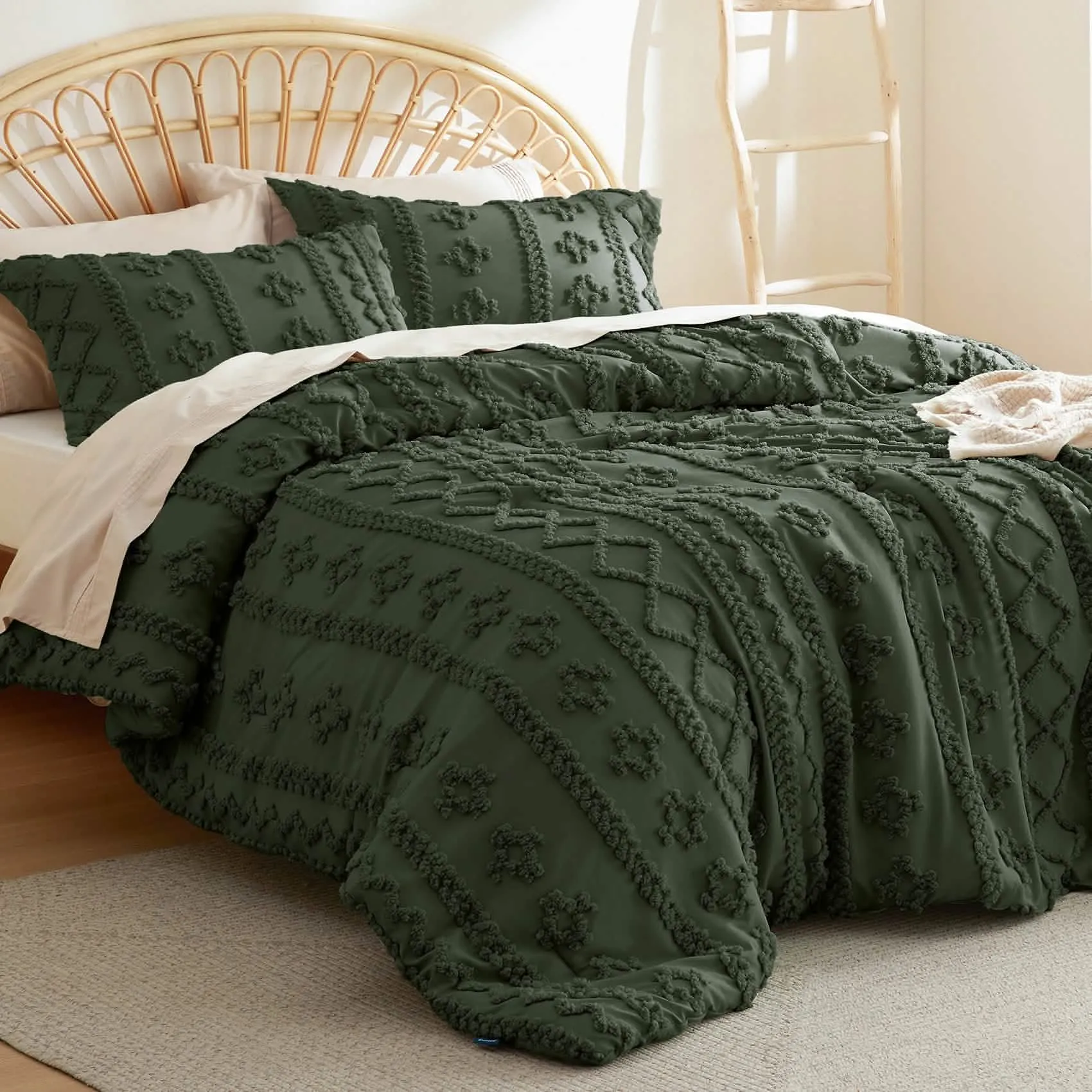 Boho Deluxe Embroidery Comforter Set