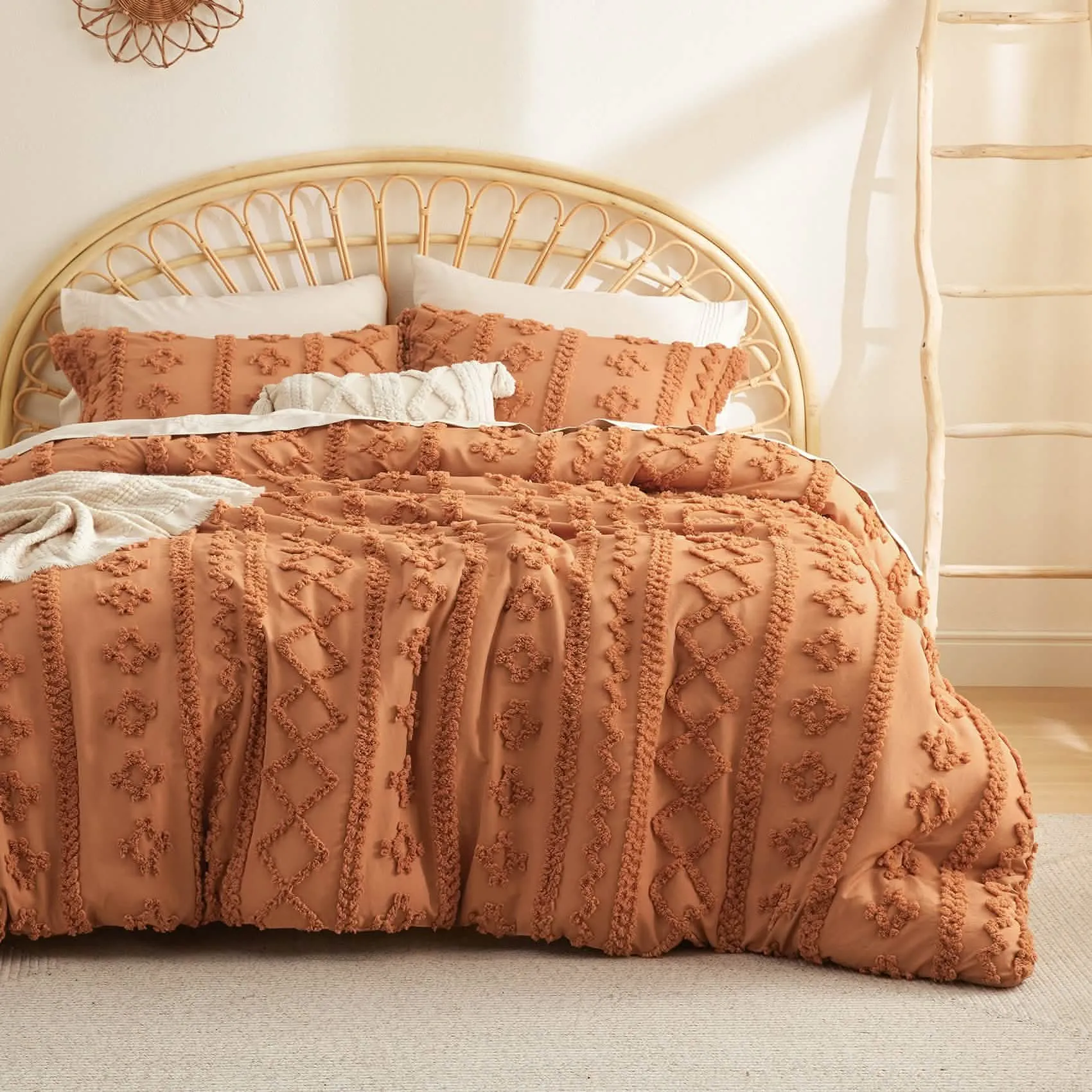 Boho Deluxe Embroidery Comforter Set