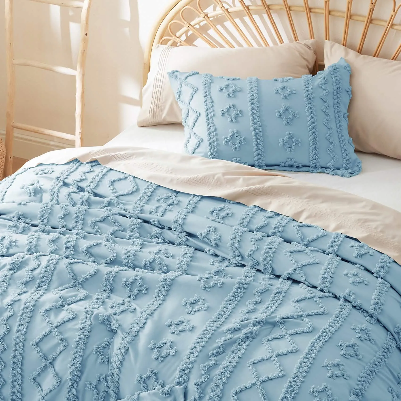 Boho Deluxe Embroidery Comforter Set