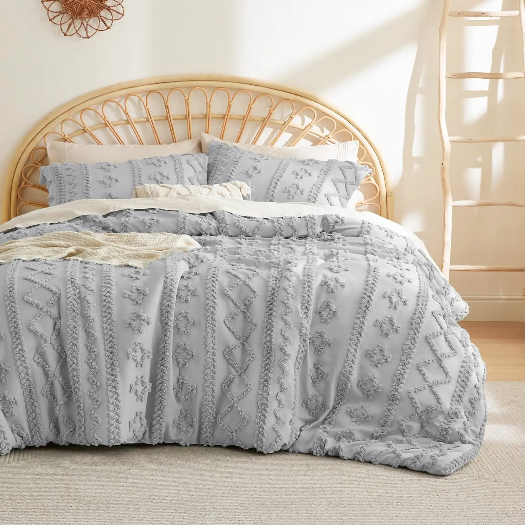 Boho Deluxe Embroidery Comforter Set