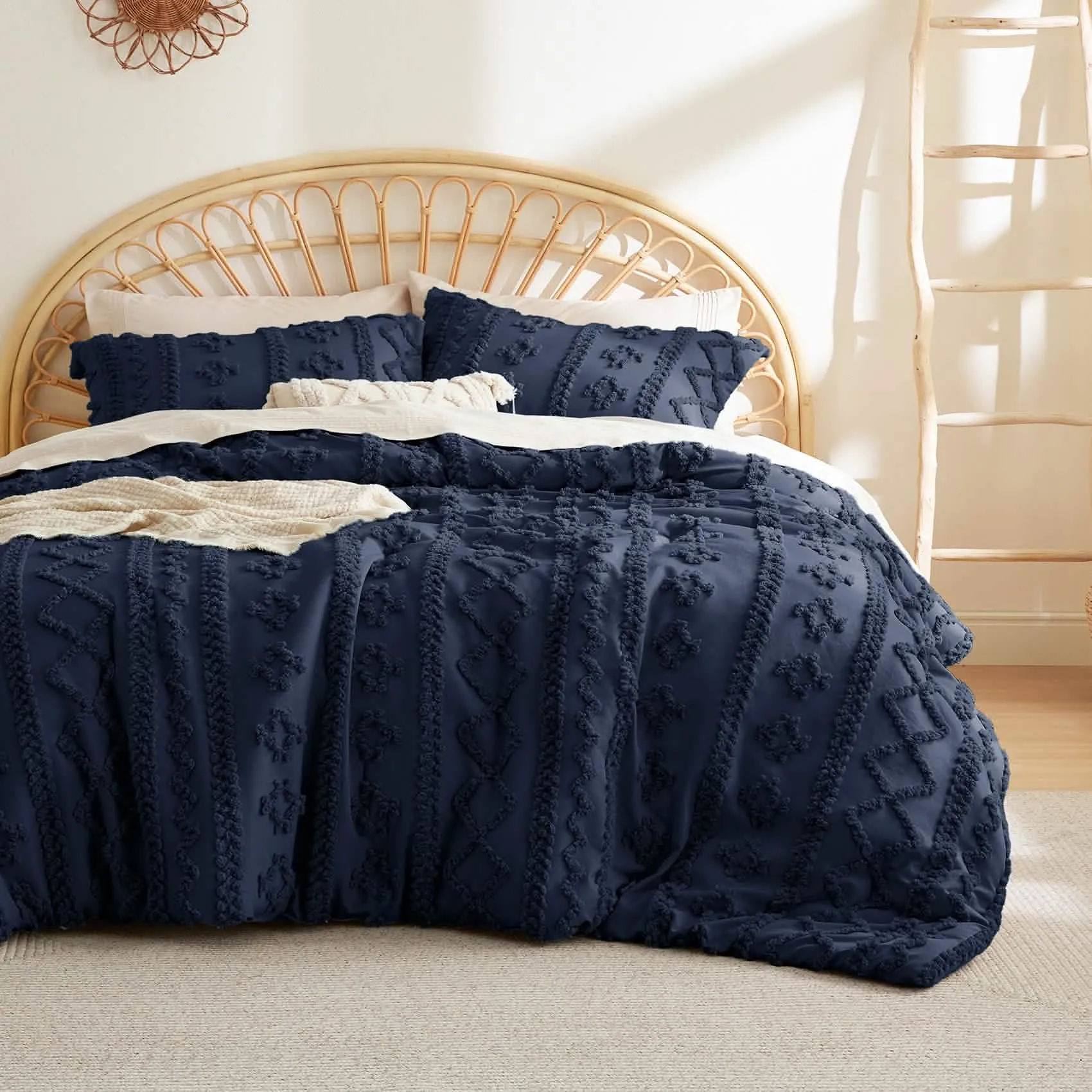 Boho Deluxe Embroidery Comforter Set