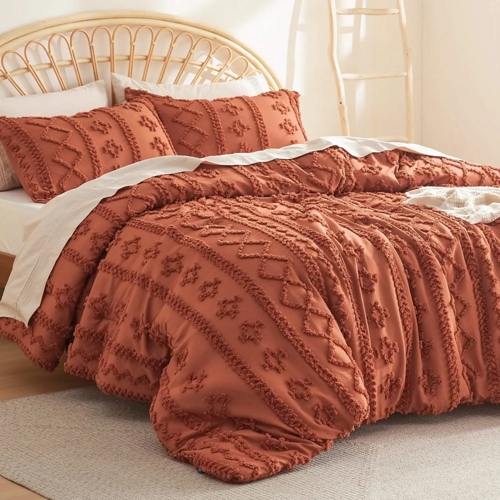 Boho Deluxe Embroidery Comforter Set