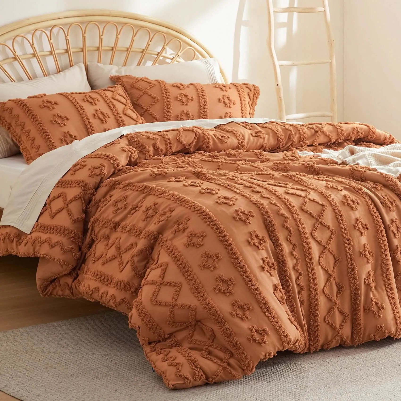 Boho Deluxe Embroidery Comforter Set