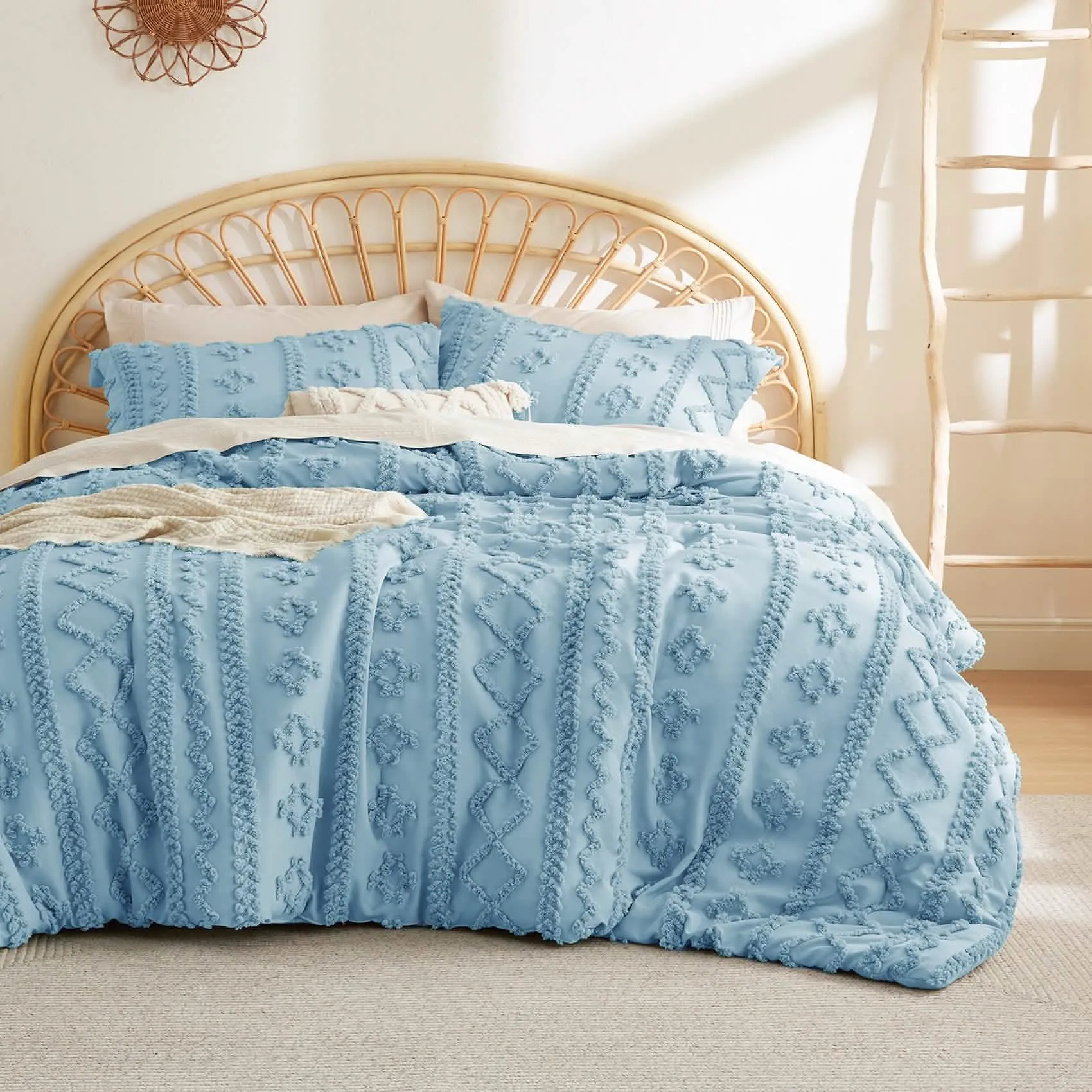 Boho Deluxe Embroidery Comforter Set