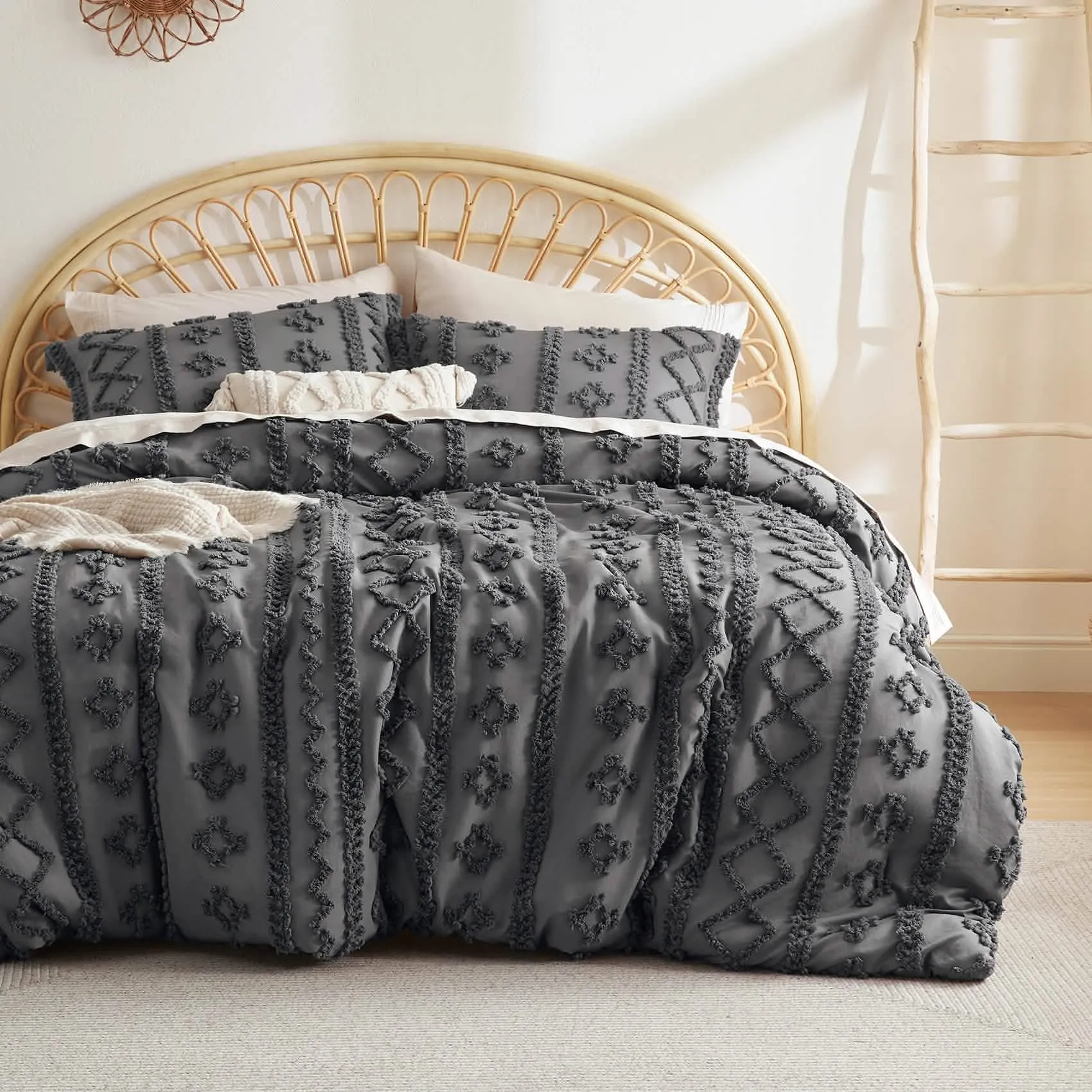 Boho Deluxe Embroidery Comforter Set