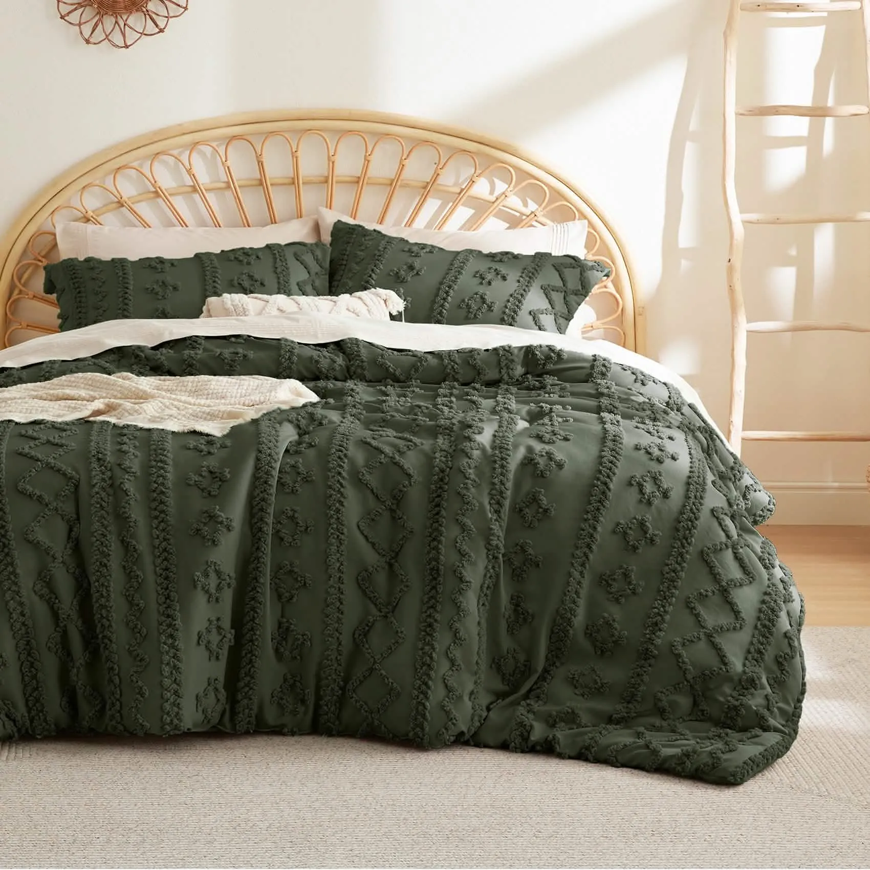 Boho Deluxe Embroidery Comforter Set