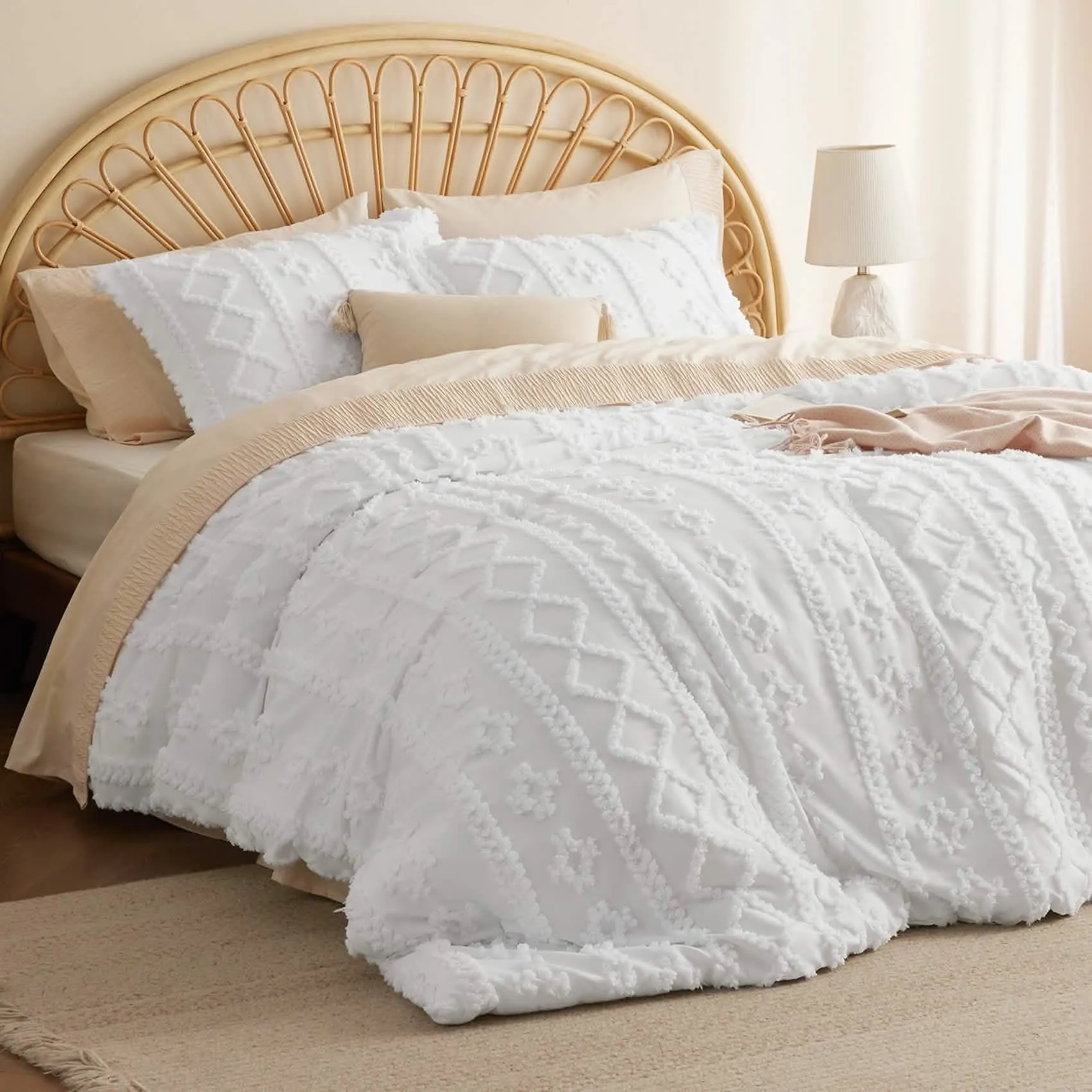 Boho Deluxe Embroidery Comforter Set