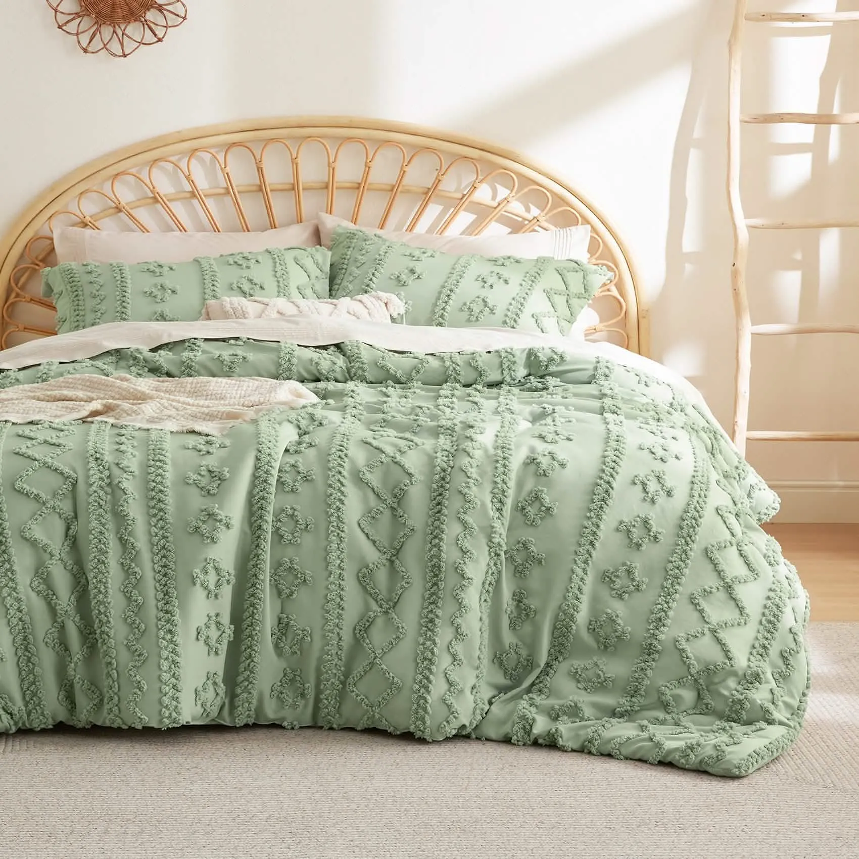 Boho Deluxe Embroidery Comforter Set