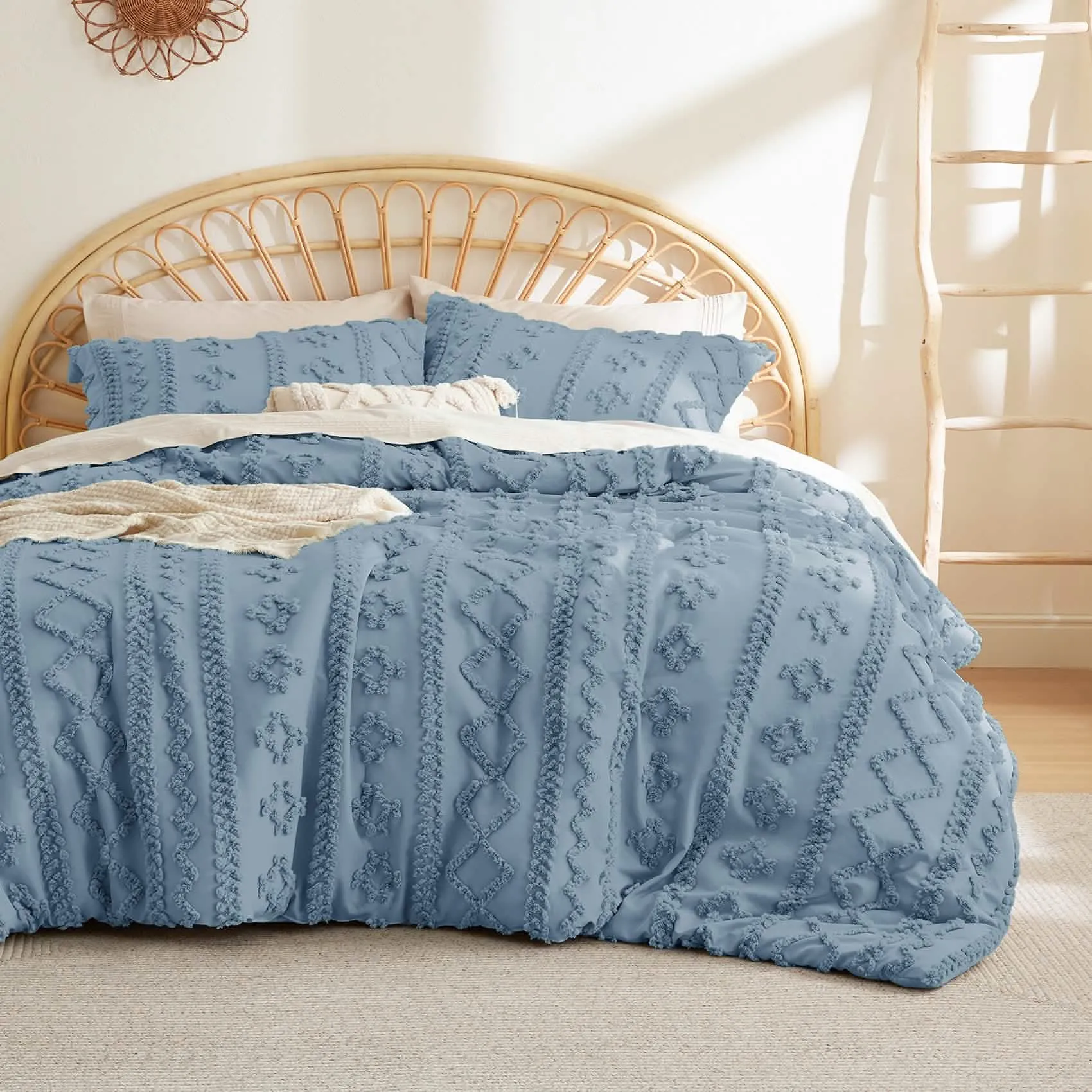 Boho Deluxe Embroidery Comforter Set