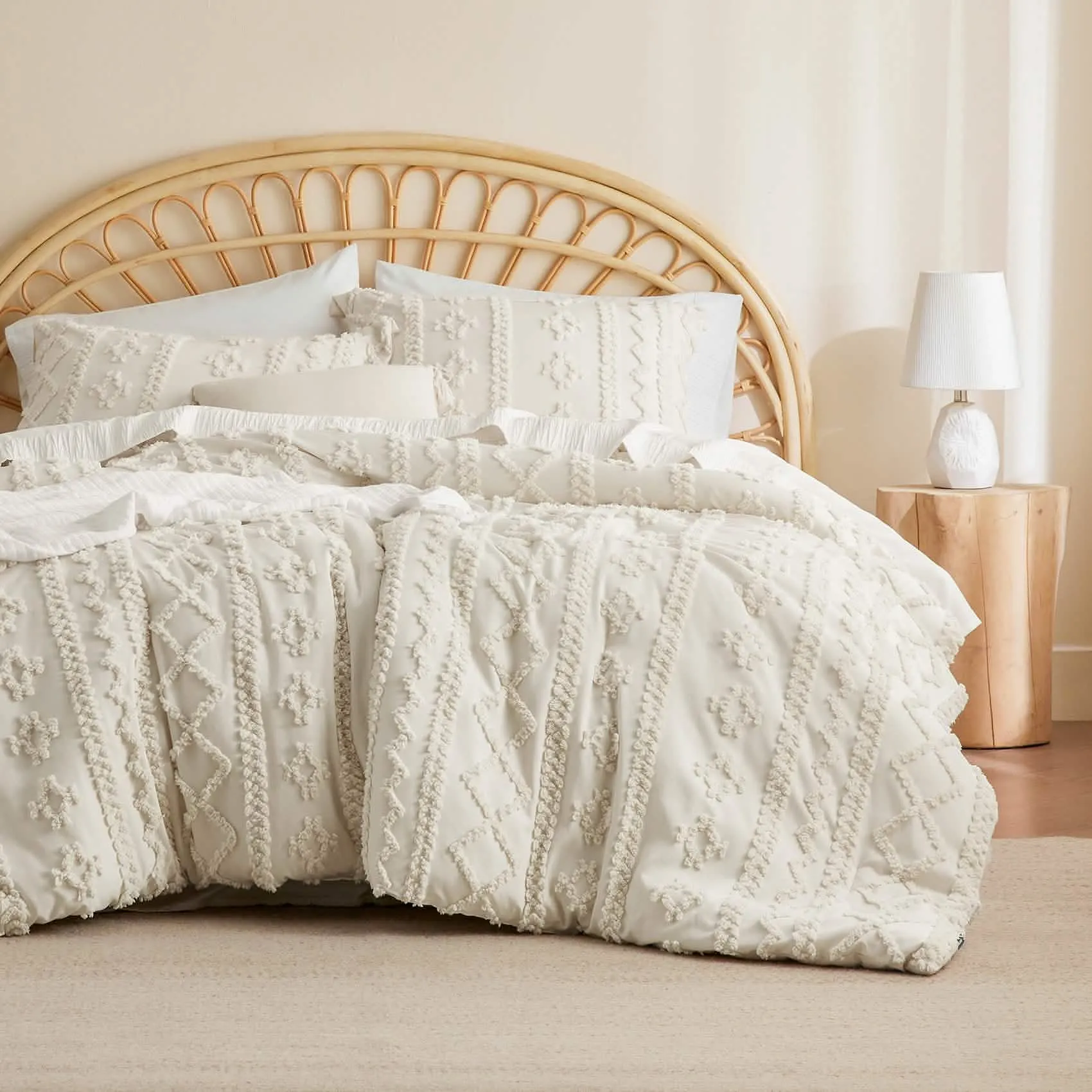 Boho Deluxe Embroidery Comforter Set