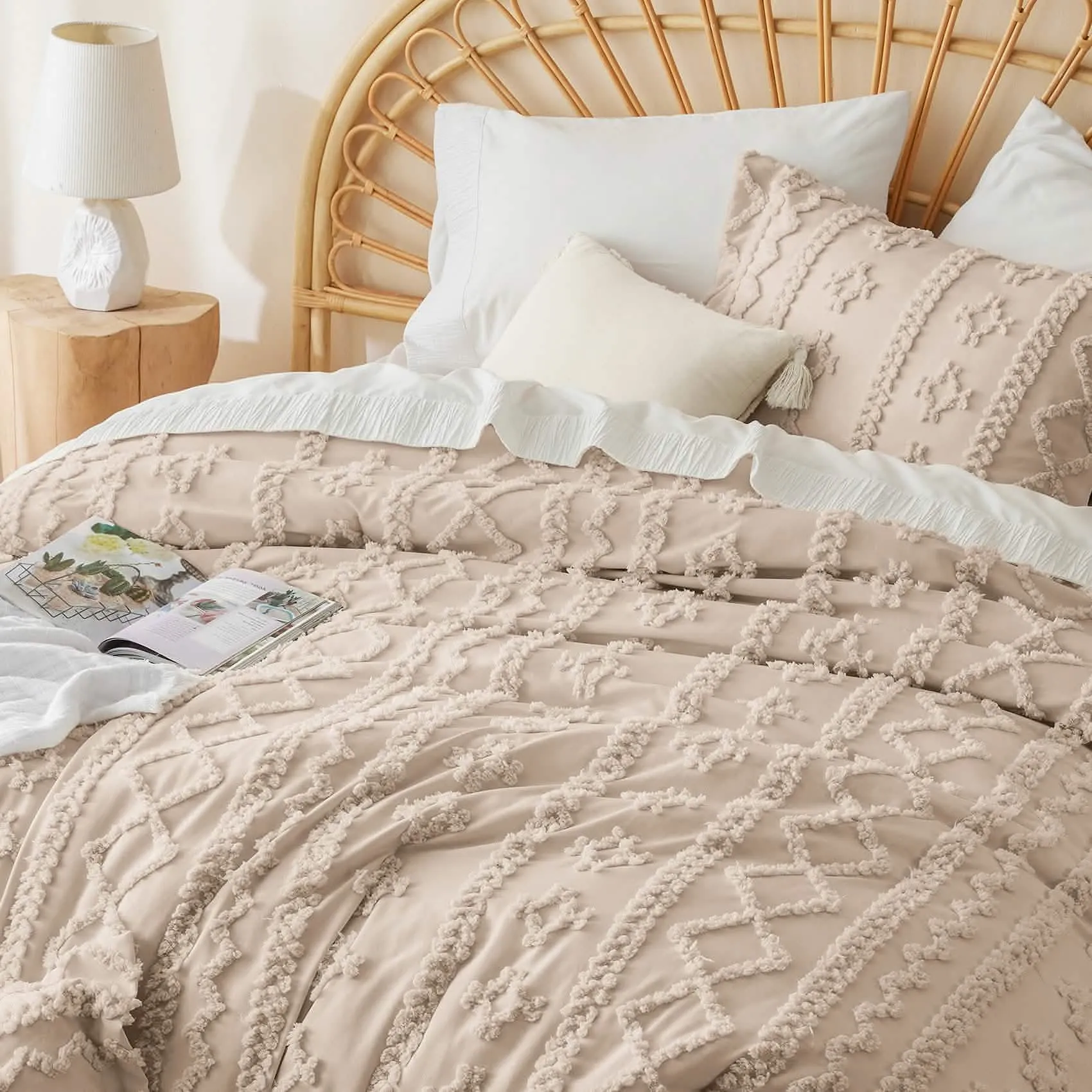 Boho Deluxe Embroidery Comforter Set