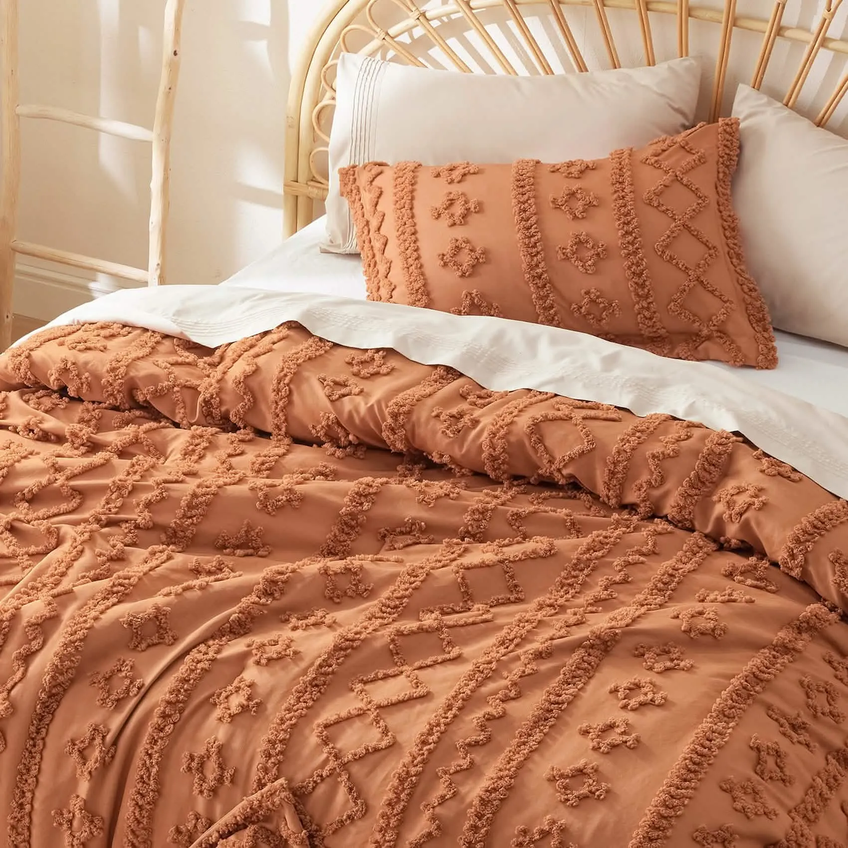 Boho Deluxe Embroidery Comforter Set