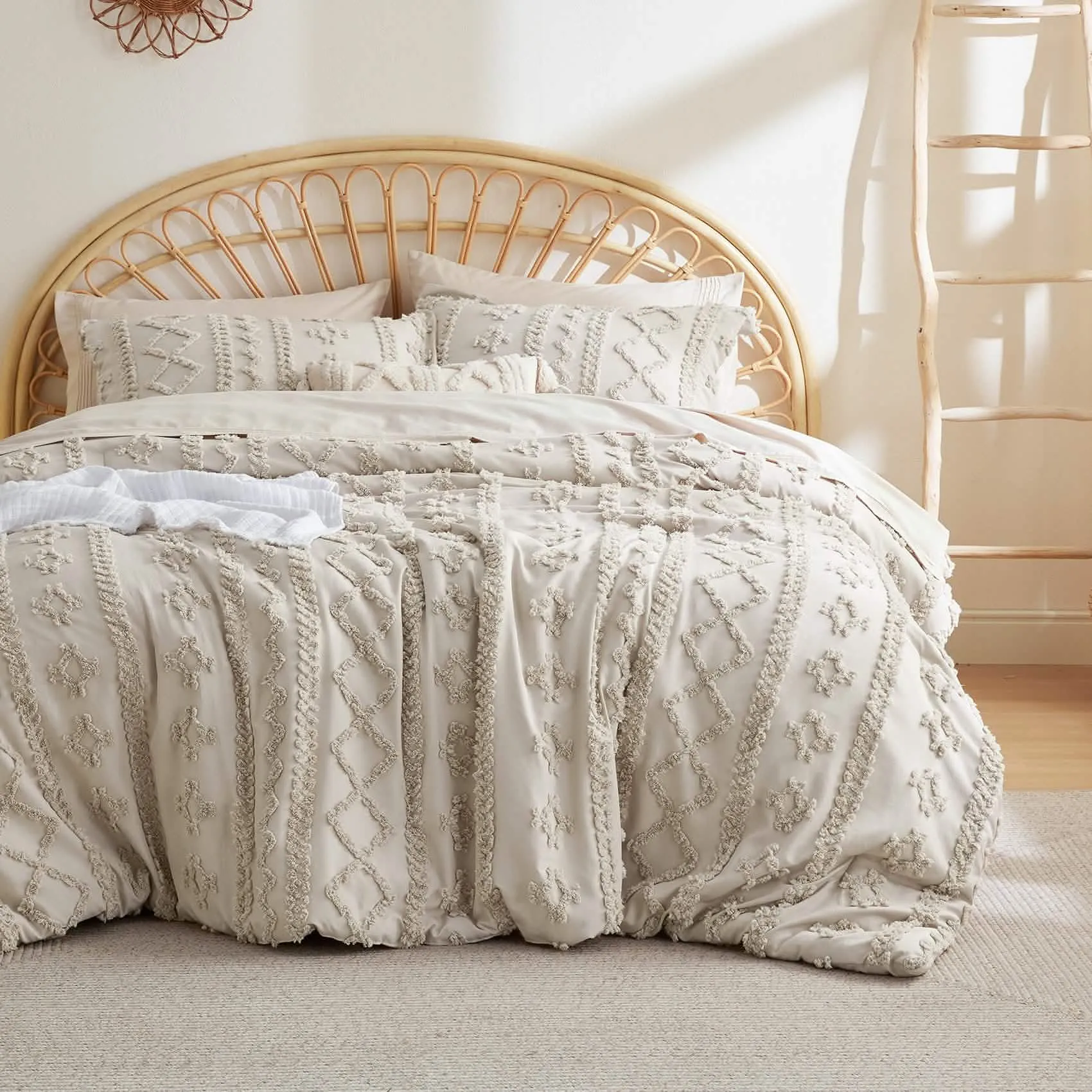 Boho Deluxe Embroidery Comforter Set