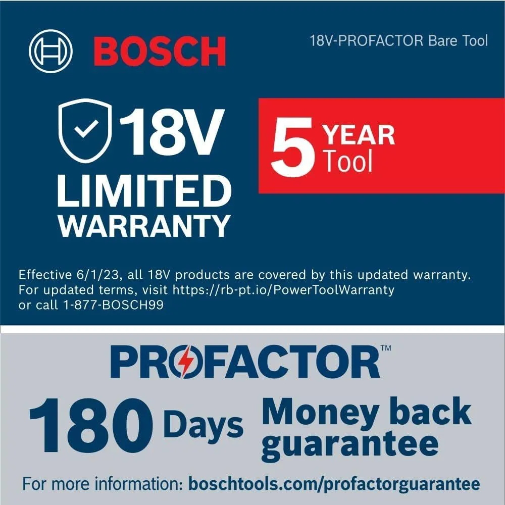 Bosch GWX18V-13CN 18V PROFACTOR 5" - 6" Connected Ready X-LOCK Angle Grinder (Bare Tool)