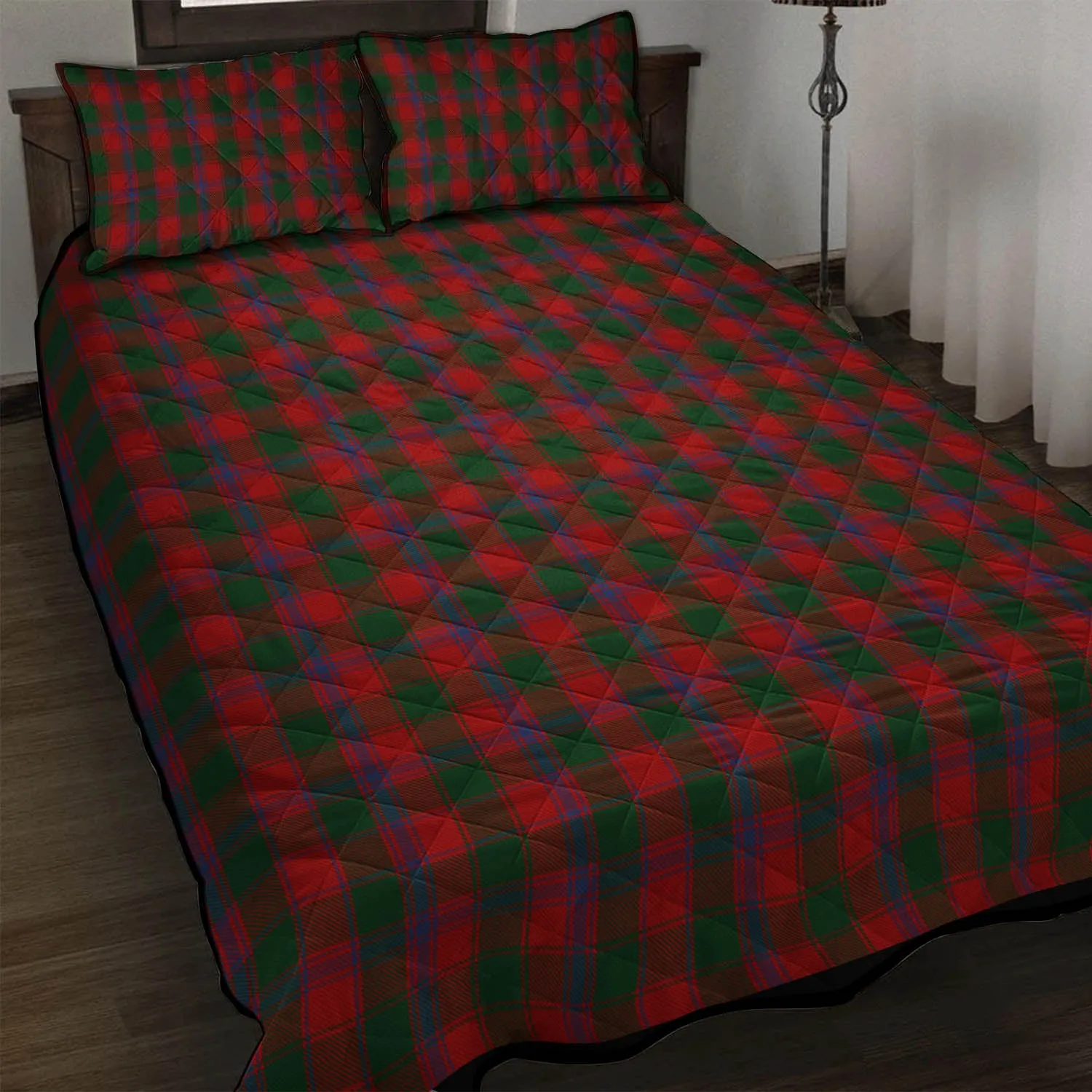 Bruce Old Tartan Quilt Bed Set