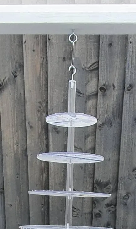 Cake stand Suspended cake plate acrylic kit, Hanging cake set, upside down cake kit, (NO HANGER STAND ) by Crystal wedding uk