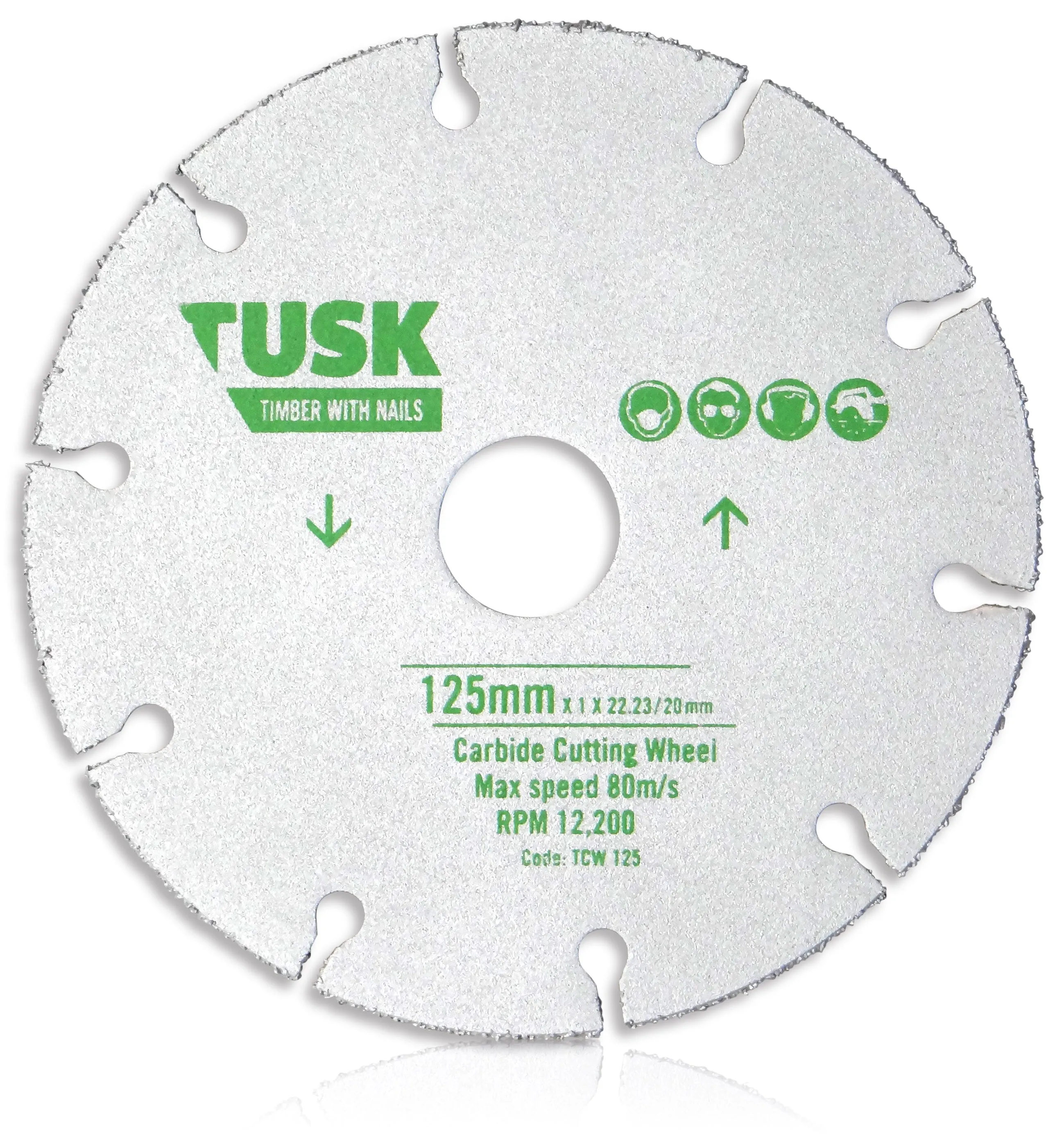 Carbide Cutting Wheel - 125 x 1 x 22.23