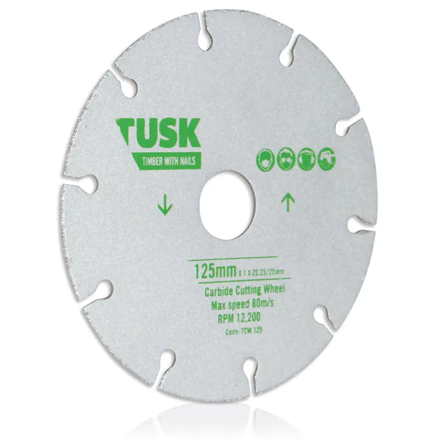 Carbide Cutting Wheel - 125 x 1 x 22.23