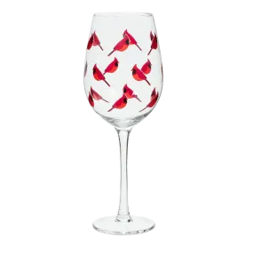 Cardinal Wine Glass