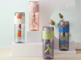 Cartoon Theme Water Bottle To Keep You Stylish.